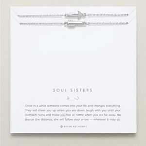 Bryan Anthony’s Soul Sisters Best Friend Arrow Necklaces NWT in Box